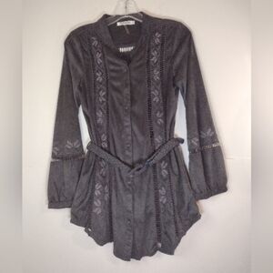 MONORENO women's long sleeve blouse/jacket size (S)